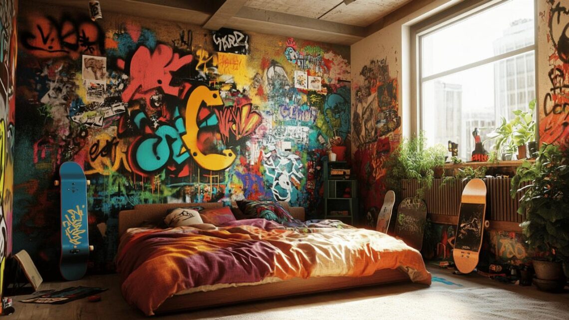 Quelle palette de couleurs choisir pour une chambre style graffiti reussie ?